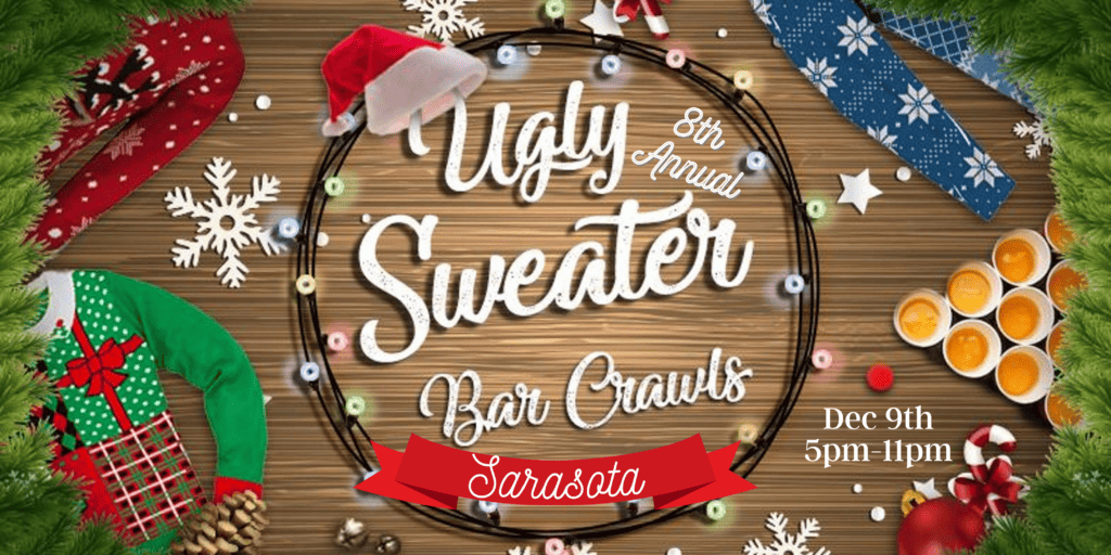 Sarasota Ugly Sweater Bar Crawl