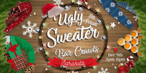 Sarasota Ugly Sweater Bar Crawl