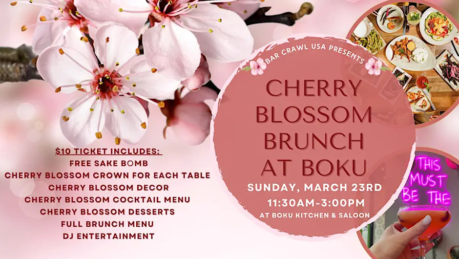 Cherry Blossom Brunch at Boku